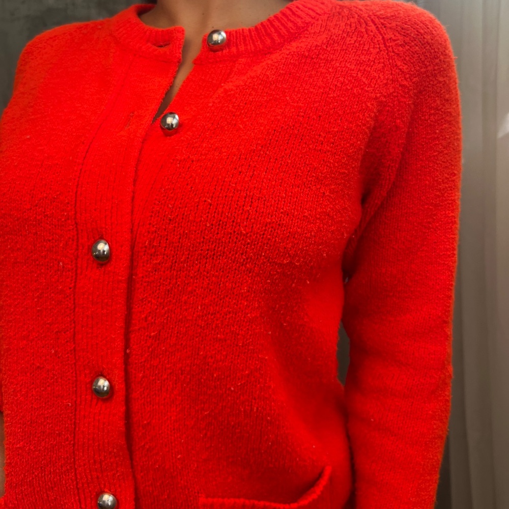 vintage neon cardigan